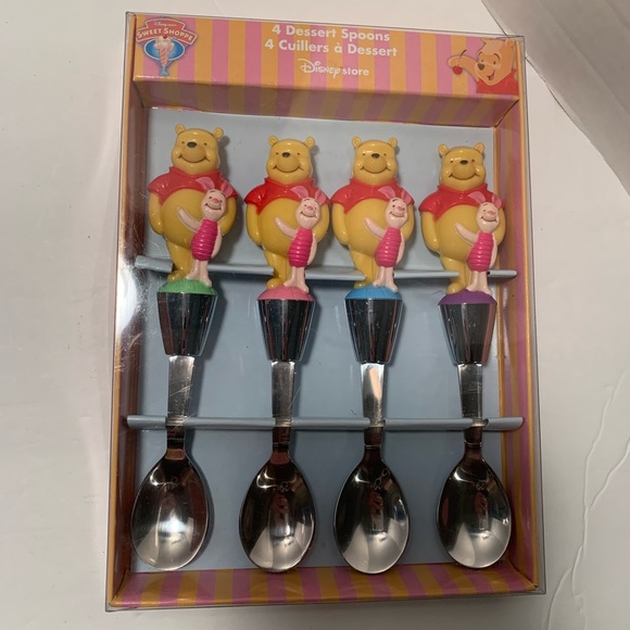 Disney Winnie The Pooh Dessert Spoon Set Of Four - Picture 2 of 4